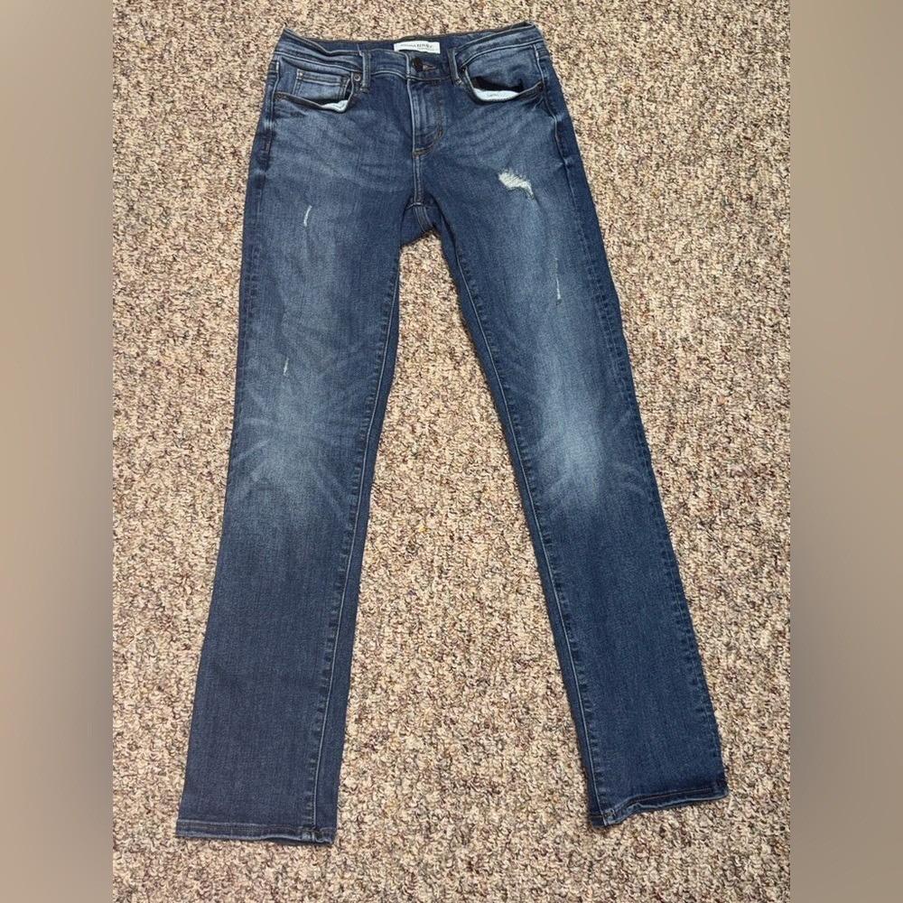 Womens size 25 jeans, Banana Republic Premium Blue Denim jeans skinny